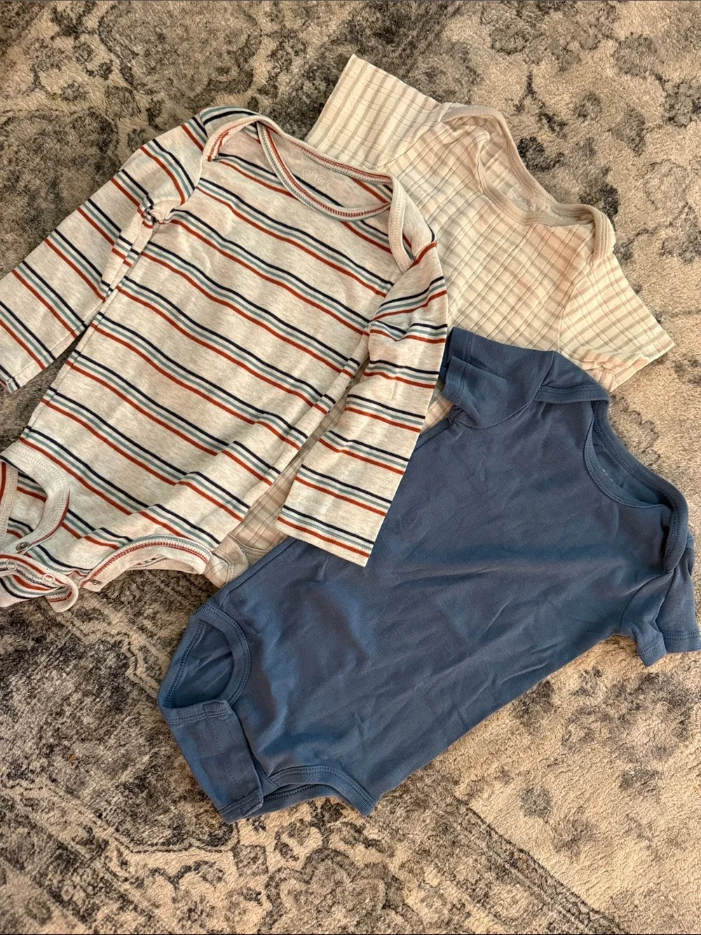 3-Pack Baby Boys' Short & Long Sleeve Bodysuits • 18m + 24m